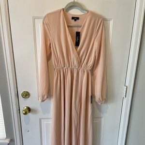 Lulus Blush Pink Maxi Dress!